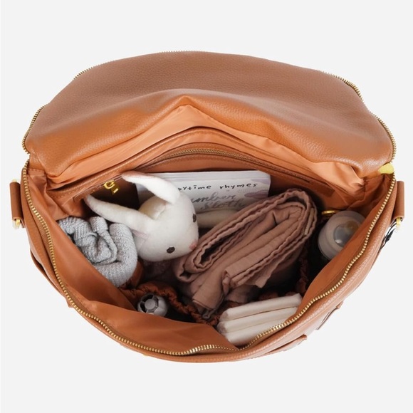 Fawn Design | The Original Diaper Bag - Moss Green with Gold Hardware. NWOT - Picture 5 of 16